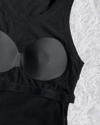 Ribbed Sculpt Tank with Built-In Bra