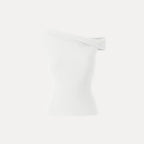 Asymmetrical Brami Top with Built-In Bra