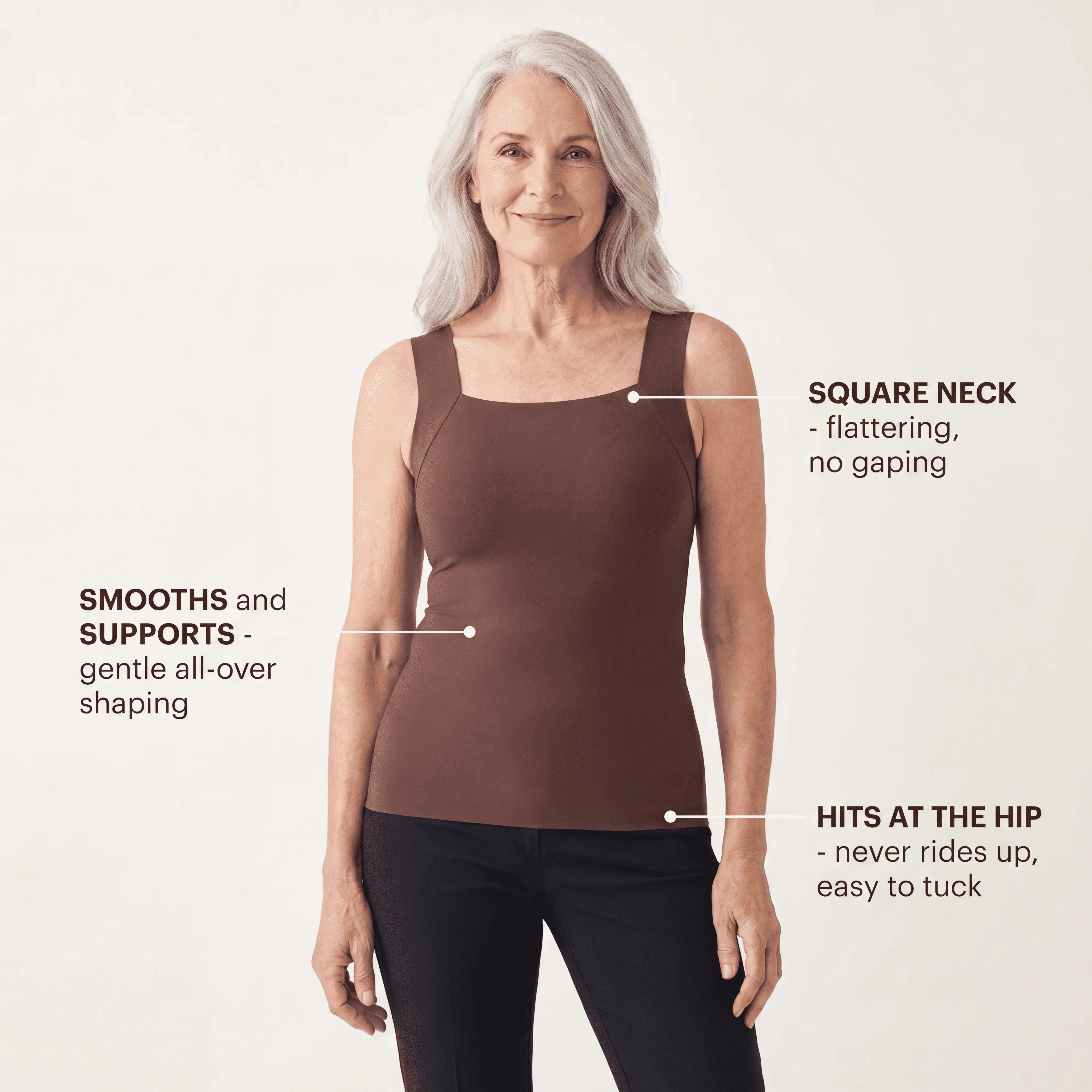 Lerato summet™ Sculpt Tank with Built-In Bra